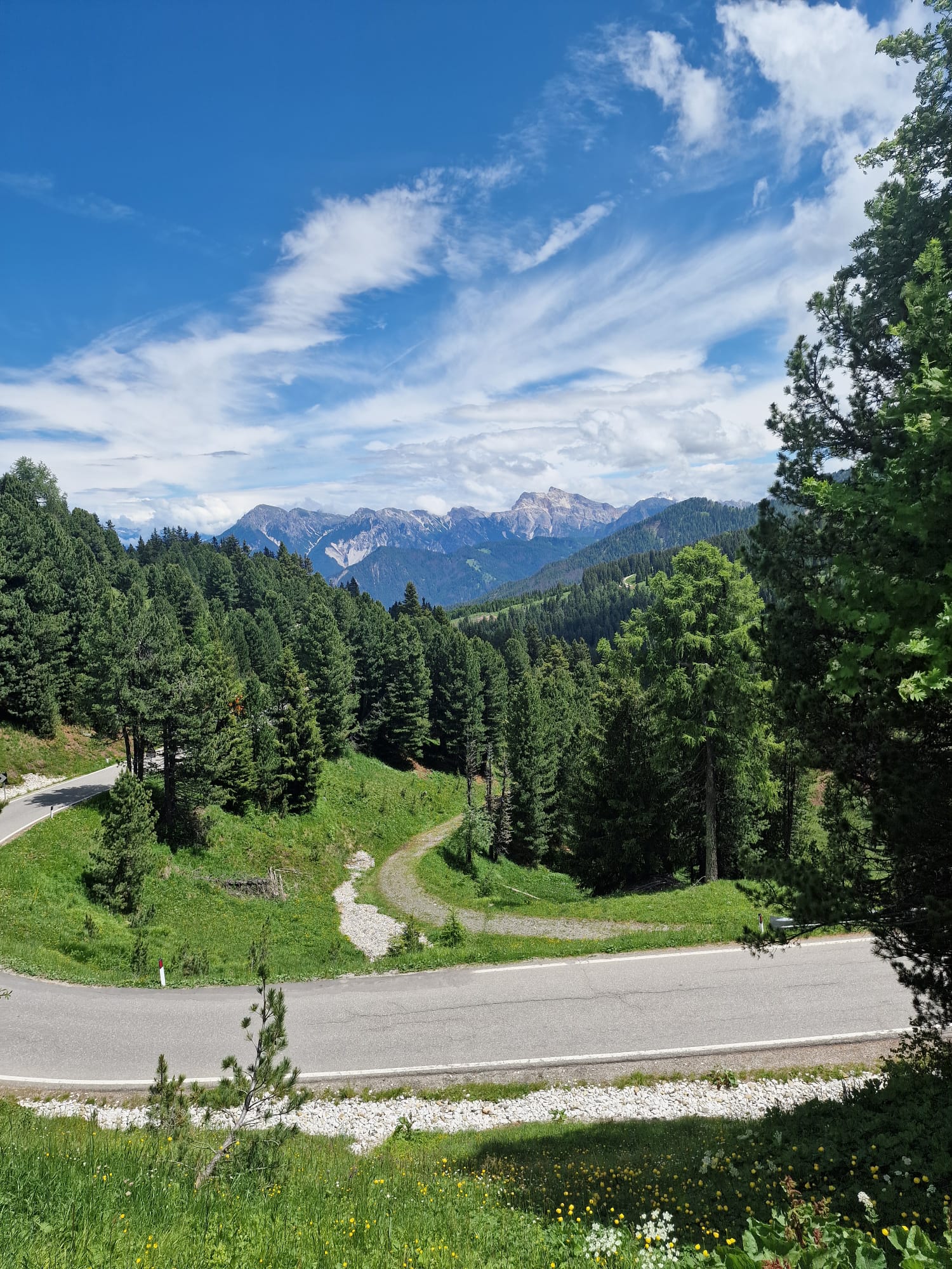 Motorrijder op een bochtige weg in de Eifel